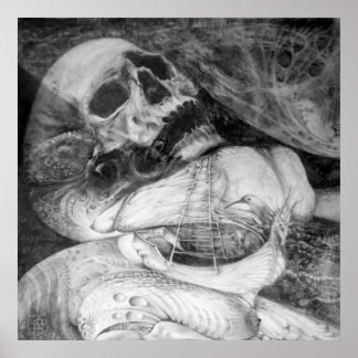 POSTER NAVIRE PERDU DANS LE DÉSERT