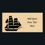 Poster Navire pirate. Voilier.<br><div class="desc">Image d'un bateau pirate.</div>