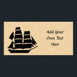 Poster Navire pirate. Voilier.<br><div class="desc">Image d'un bateau pirate.</div>