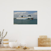 Poster Navire souriant dans la Manche (Cuisine)