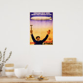 Poster Navire soviétique CCCP Propagation communiste russ (Cuisine)