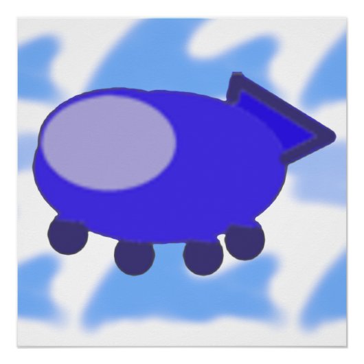 Poster Navire spatial (Devant)