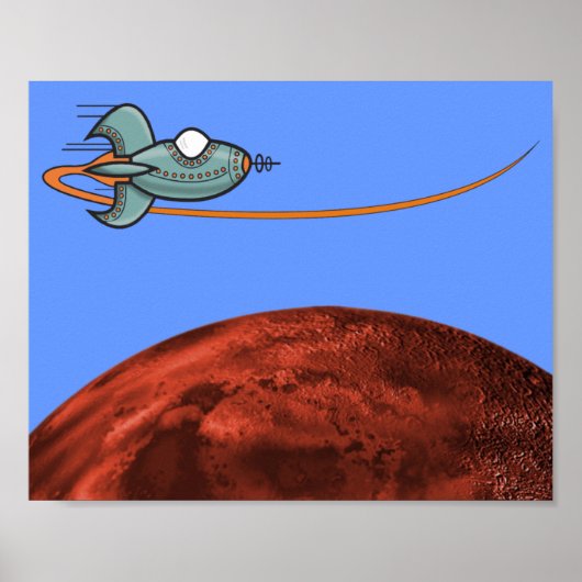 Poster Navire spatial (Devant)