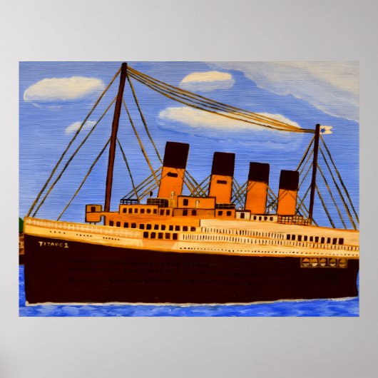 Poster Navire Titanic (Devant)