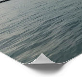 Poster Navires en Ancre dans le détroit de Singapour sous (Coin)