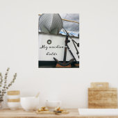 Poster Navires Inspirants Ancre (Cuisine)