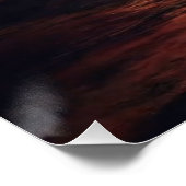 Poster Navires sur la mer Stormy (Coin)