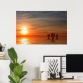 Poster Navires viking (Bureau à domicile)