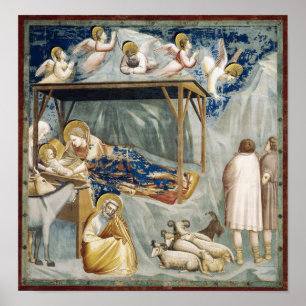 Poster Navitité (Naissance de Jésus-Christ) (par Giotto)