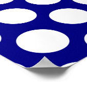 Poster Navy and White Polka Dots (Coin)