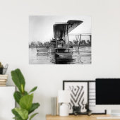 Poster Navy Curtiss NC-4 Bateau volant, 1918 (Bureau à domicile)