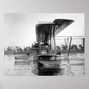 Poster Navy Curtiss NC-4 Bateau volant, 1918