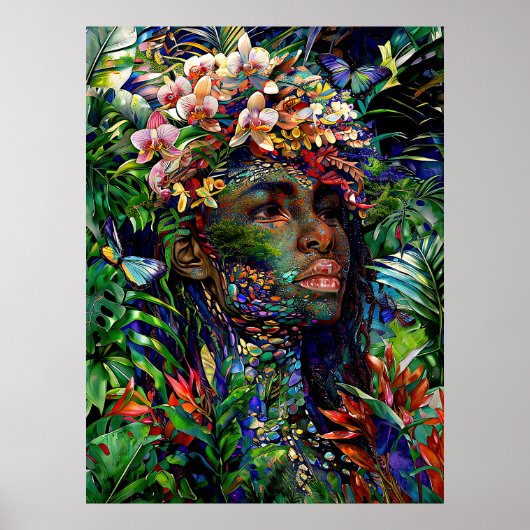 Poster “Nayari” - Jungle Mirage - Women In Amazonia (Devant)