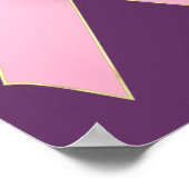 Poster N'ayez pas peur de demain Ruban Cancer du sein (Coin)