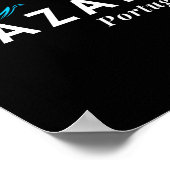 Poster Nazare Portugal Wave Surf Surfing Surfer  (Coin)