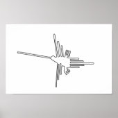 Poster Nazca Pérou oiseau ancien géoglyphe symbole mystèr (Devant)