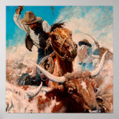 Poster NC Wyeth Peinture "Découpe" (Devant)