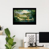 Poster NC Wyeth Western Peinture Indian Love Call (Bureau à domicile)