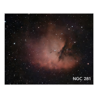 Poster NCG 281 nébuleuse pacman espace