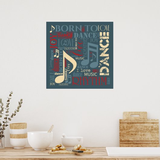 Poster Né à Dance Blue ID277 (Cuisine)