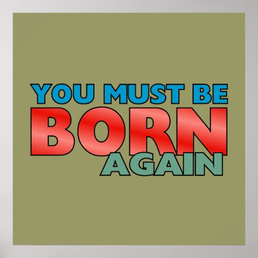 Poster Né à nouveau (Devant)