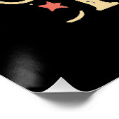 Poster Né à Rock Electric Guitar (Coin)