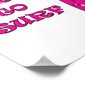 Poster Né à Surf Mooja Surfboard Blanc (Coin)