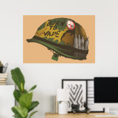 Poster Né à Vape (Bureau à domicile)