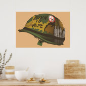 Poster Né à Vape (Cuisine)