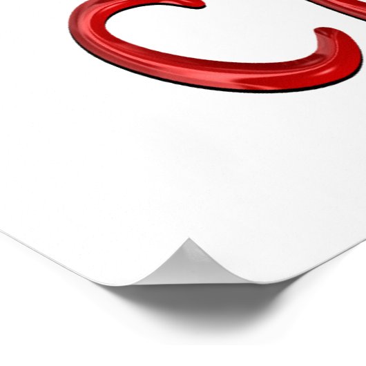 Poster Né au camp (Coin)