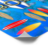 Poster Né Au Surf (Coin)