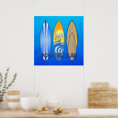 Poster Né Au Surf (Cuisine)