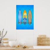 Poster Né Au Surf (Cuisine)