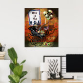 Poster Né aux Etats-Unis (Bureau à domicile)