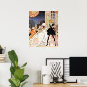 Poster Ne bois pas ! Art nouveau par Kay Nielsen (Bureau à domicile)