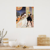 Poster Ne bois pas ! Art nouveau par Kay Nielsen (Cuisine)