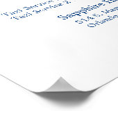 Poster Ne buvez pas et ne conduisez pas le Mariage Connec (Coin)