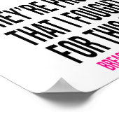 Poster Ne cache pas mes cicatrices Ils sont la preuve du  (Coin)