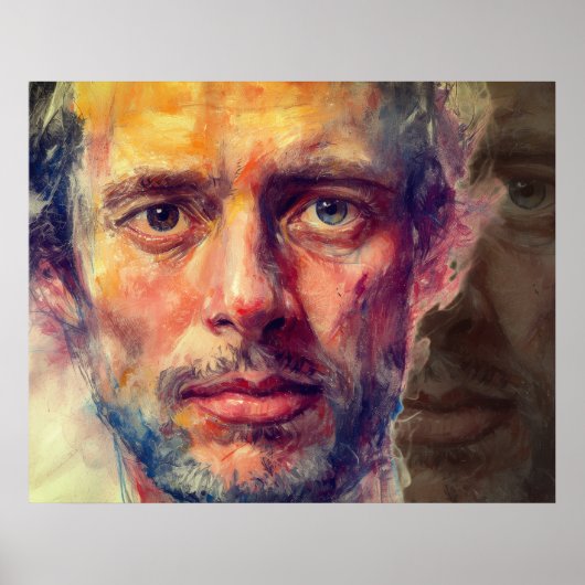 Poster Ne cachez pas derrière vous. Soyez votre véritable (Devant)