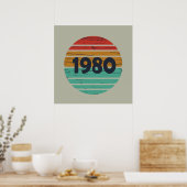 Poster Né classique de 1980 (Cuisine)