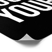 Poster Ne comptez pas sur la motivation, sur la disciplin (Coin)