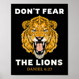 Poster Ne Craignez Pas Les Lions Daniel 6_27 Bible
