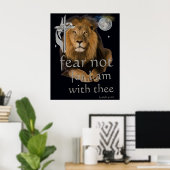 Poster Ne crains pas car je suis avec toi (Bureau à domicile)