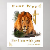 Poster Ne crains pas Ésaïe 41:10 (Devant)