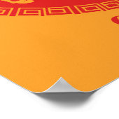 Poster Né dans l'année du Cochon - Zodiaque chinois (Coin)