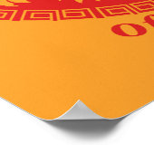 Poster Né dans l'année du Tigre - Zodiaque chinois (Coin)