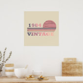 Poster né dans le millésime d'anniversaire 1984 (Cuisine)