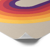 Poster Né dans les années 1970, Millennials, Gen X, année (Coin)