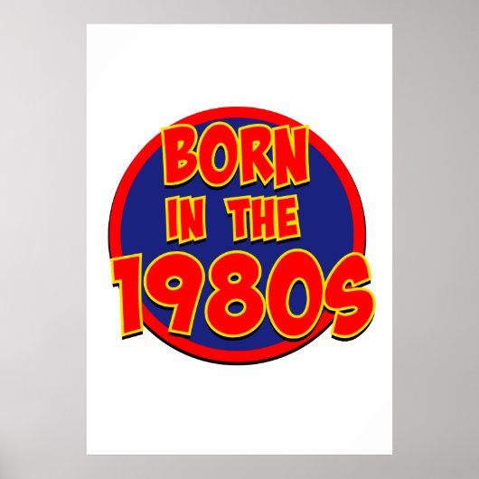 Poster Né dans les années 80 (Devant)