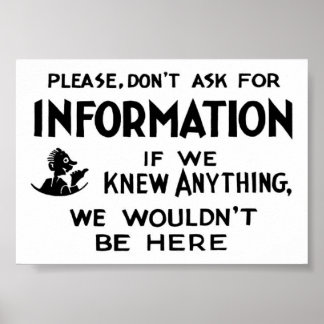 Poster Ne demande pas...